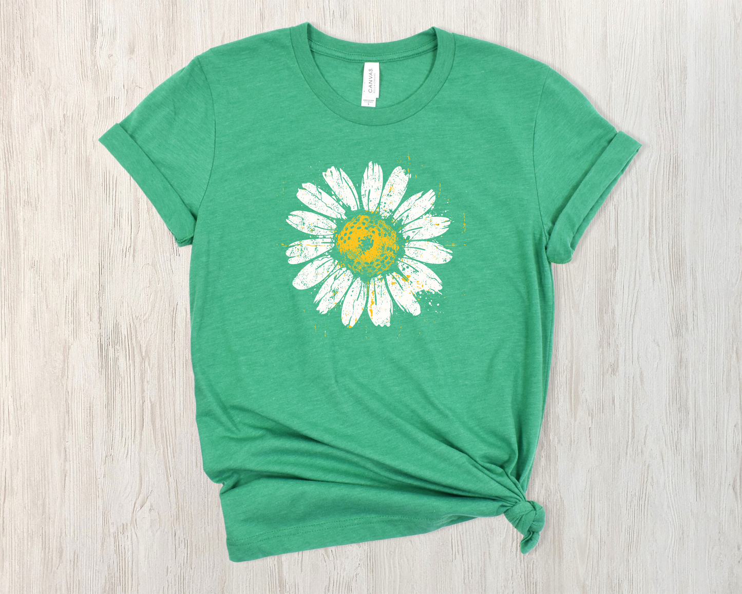 DISTRESSED DAISY SHIRT