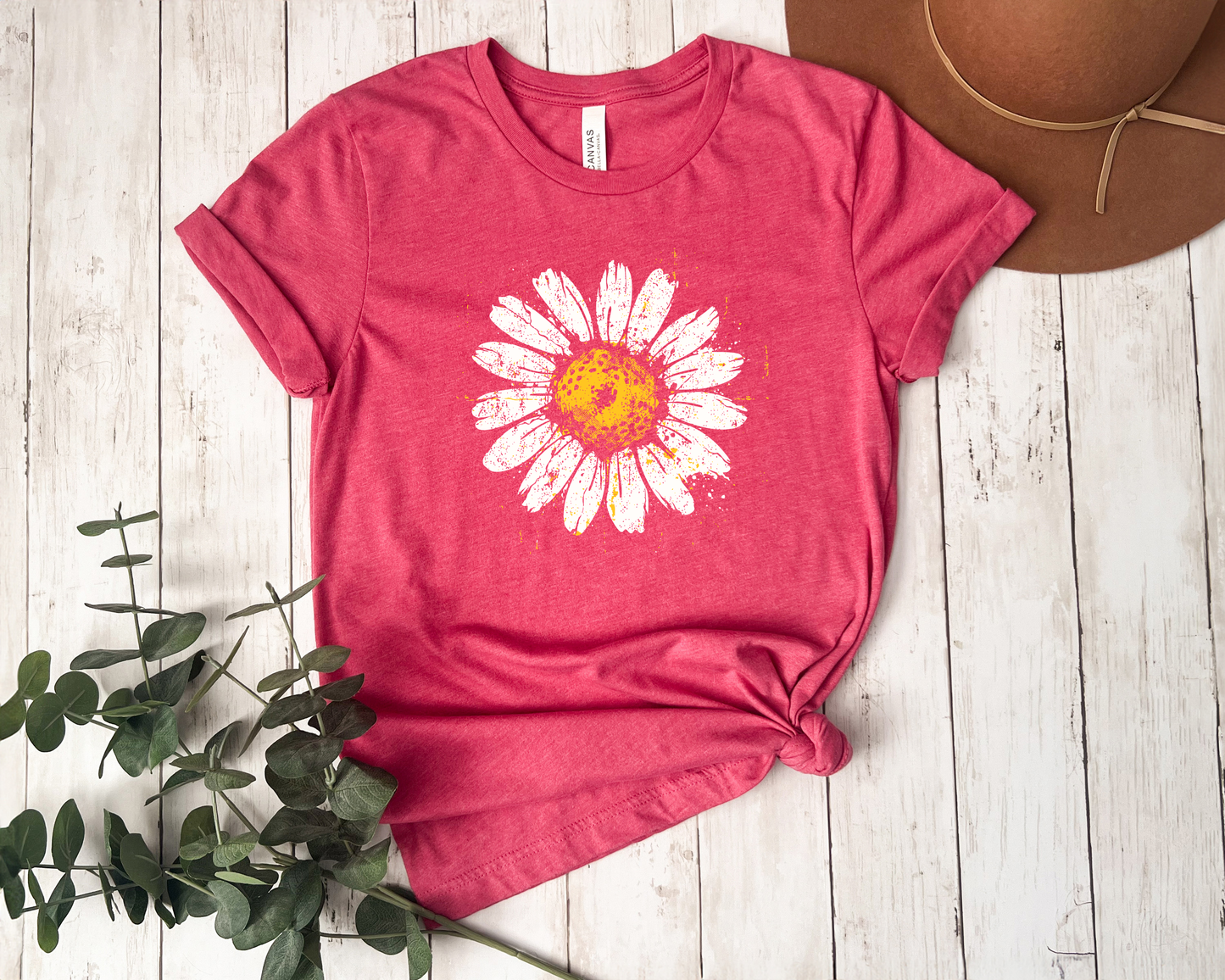 DISTRESSED DAISY SHIRT