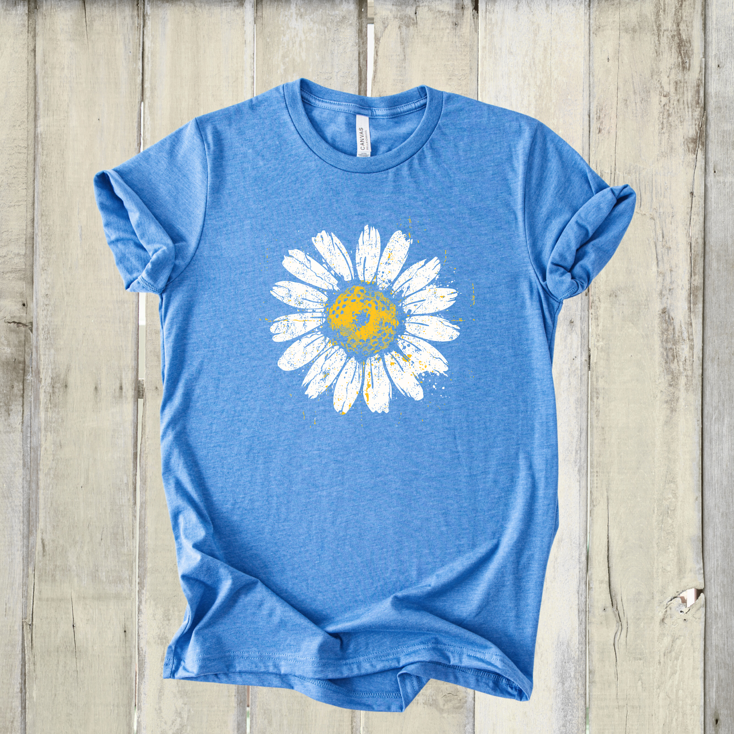 DISTRESSED DAISY SHIRT