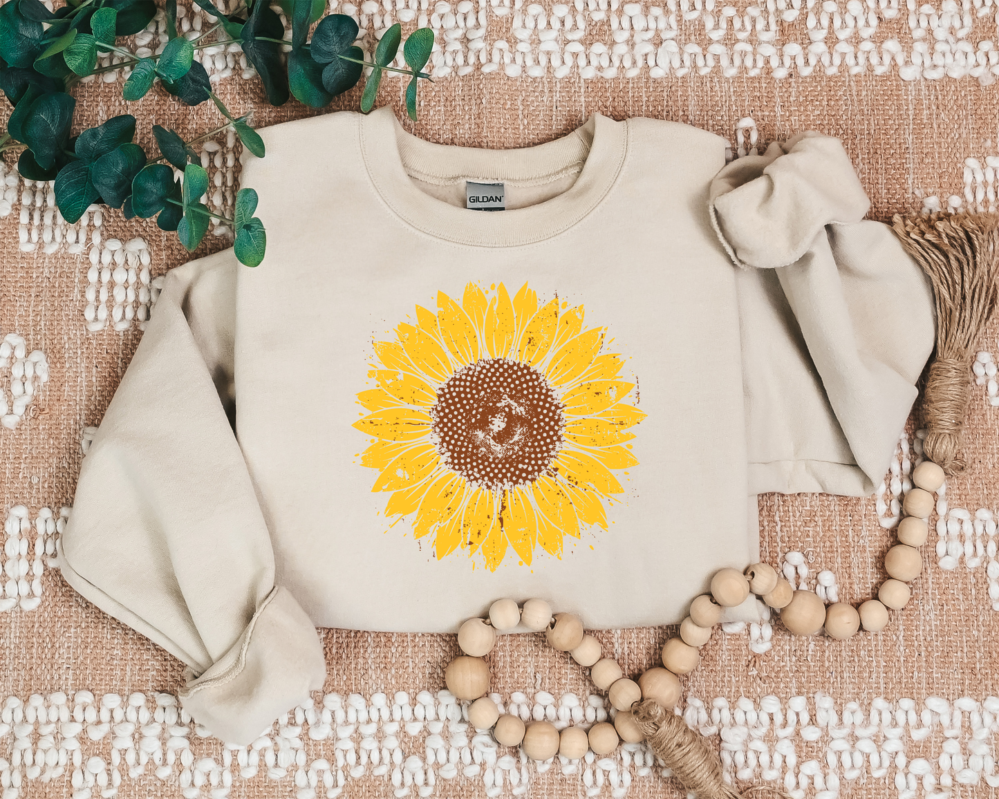 DISTRESSED SUNFLOWER CREW