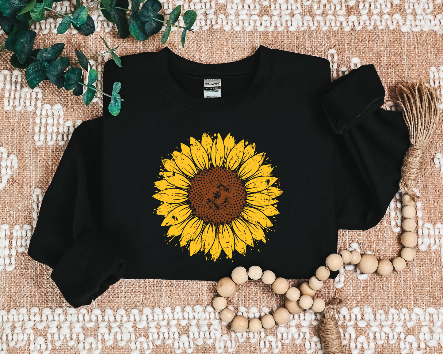 DISTRESSED SUNFLOWER CREW