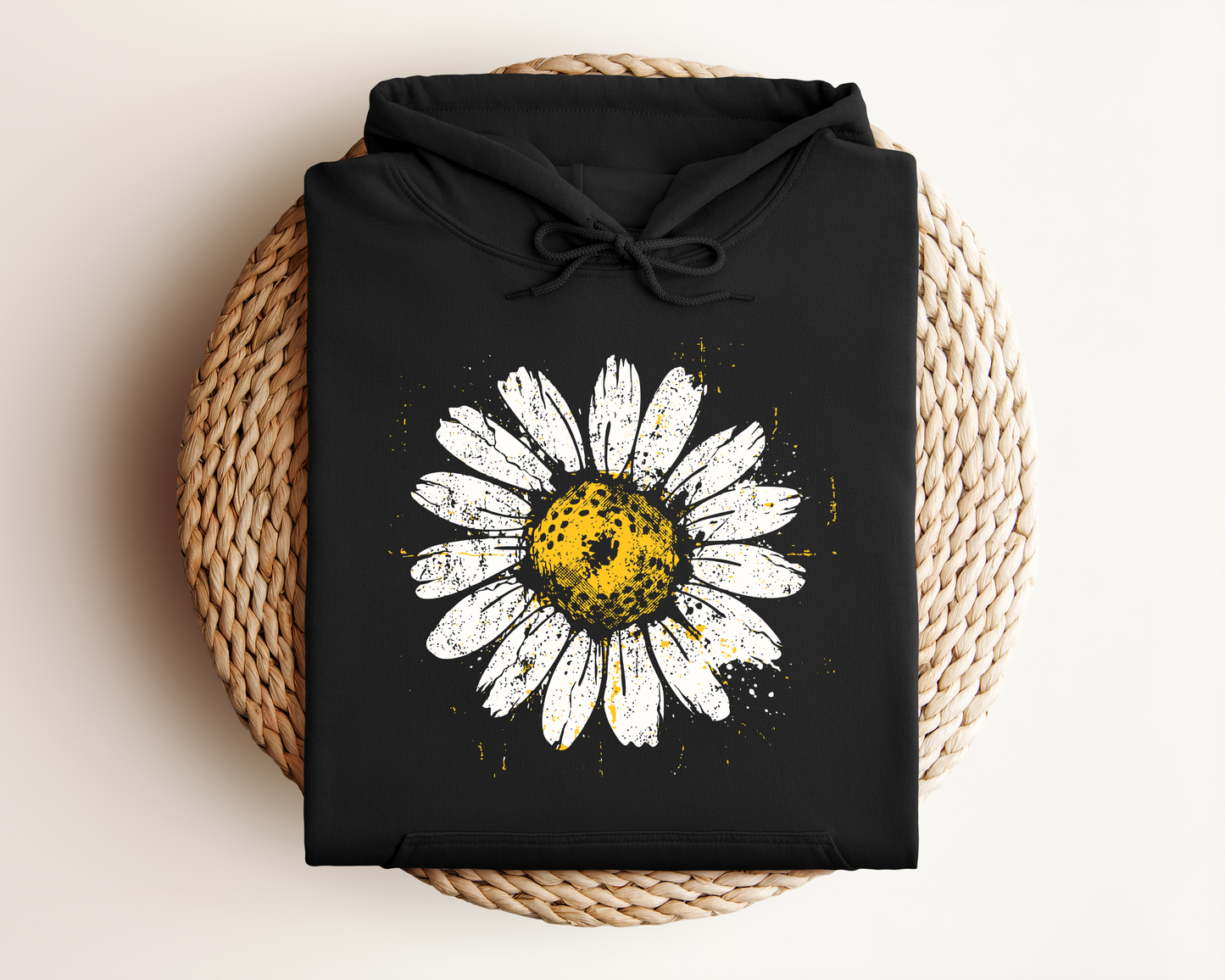 DISTRESSED DAISY HOODIE