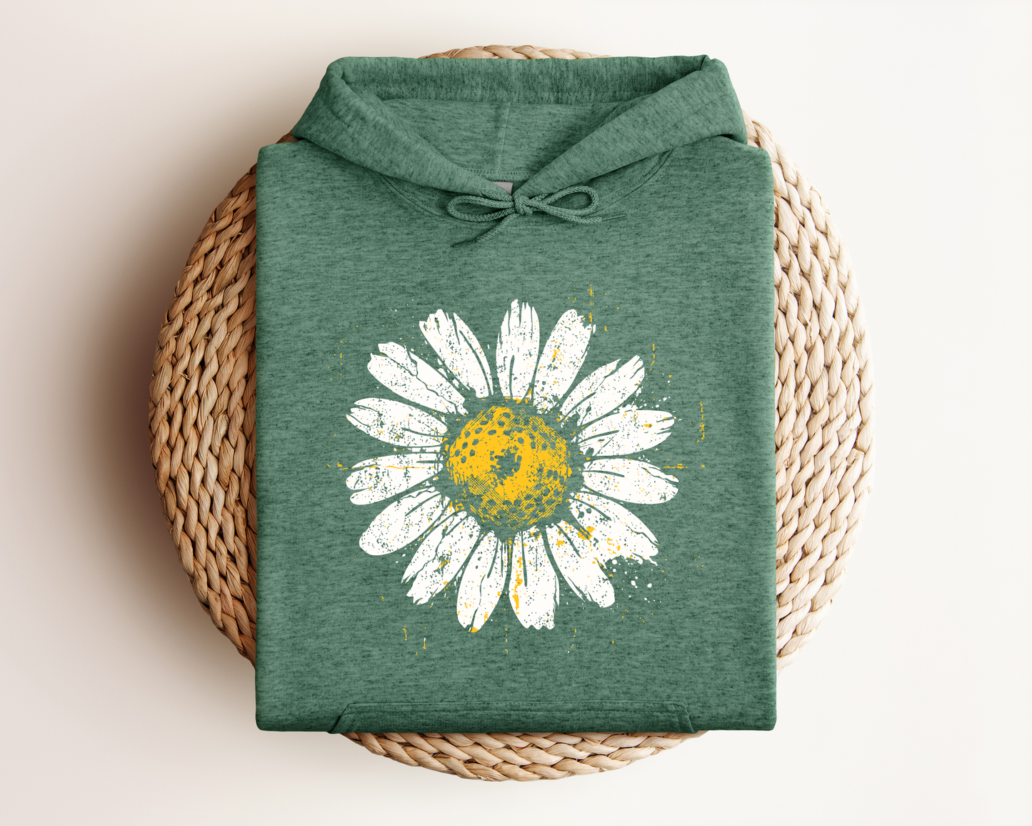 DISTRESSED DAISY HOODIE