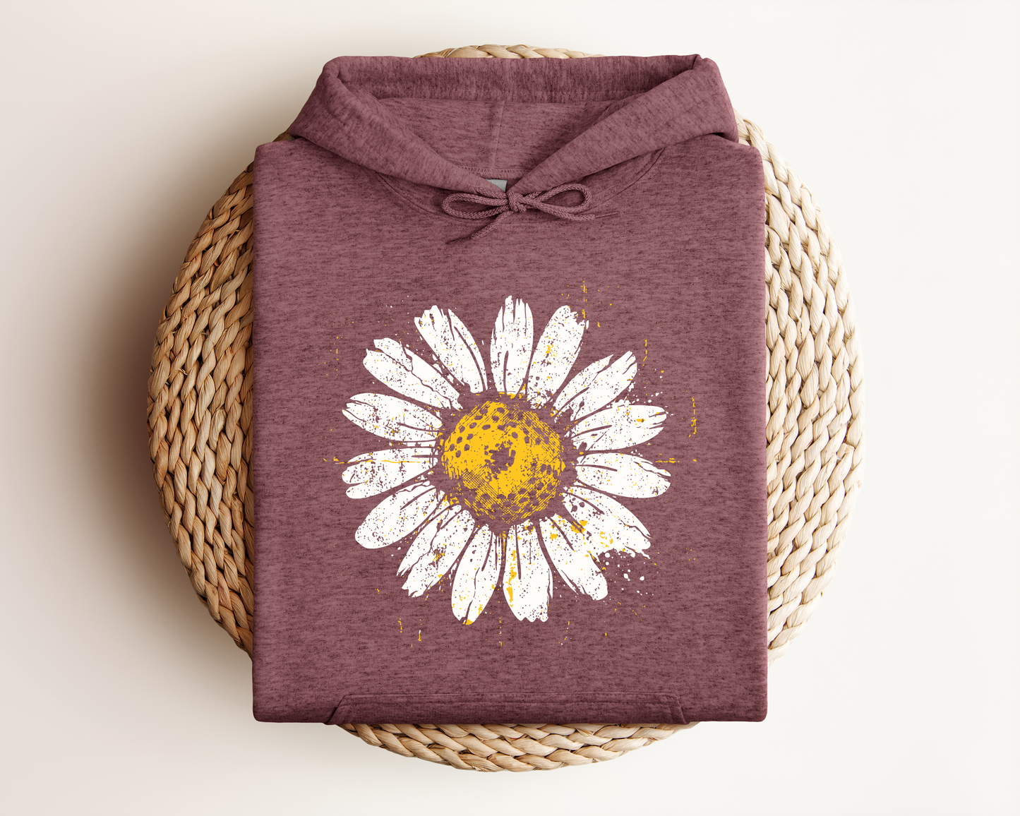 DISTRESSED DAISY HOODIE