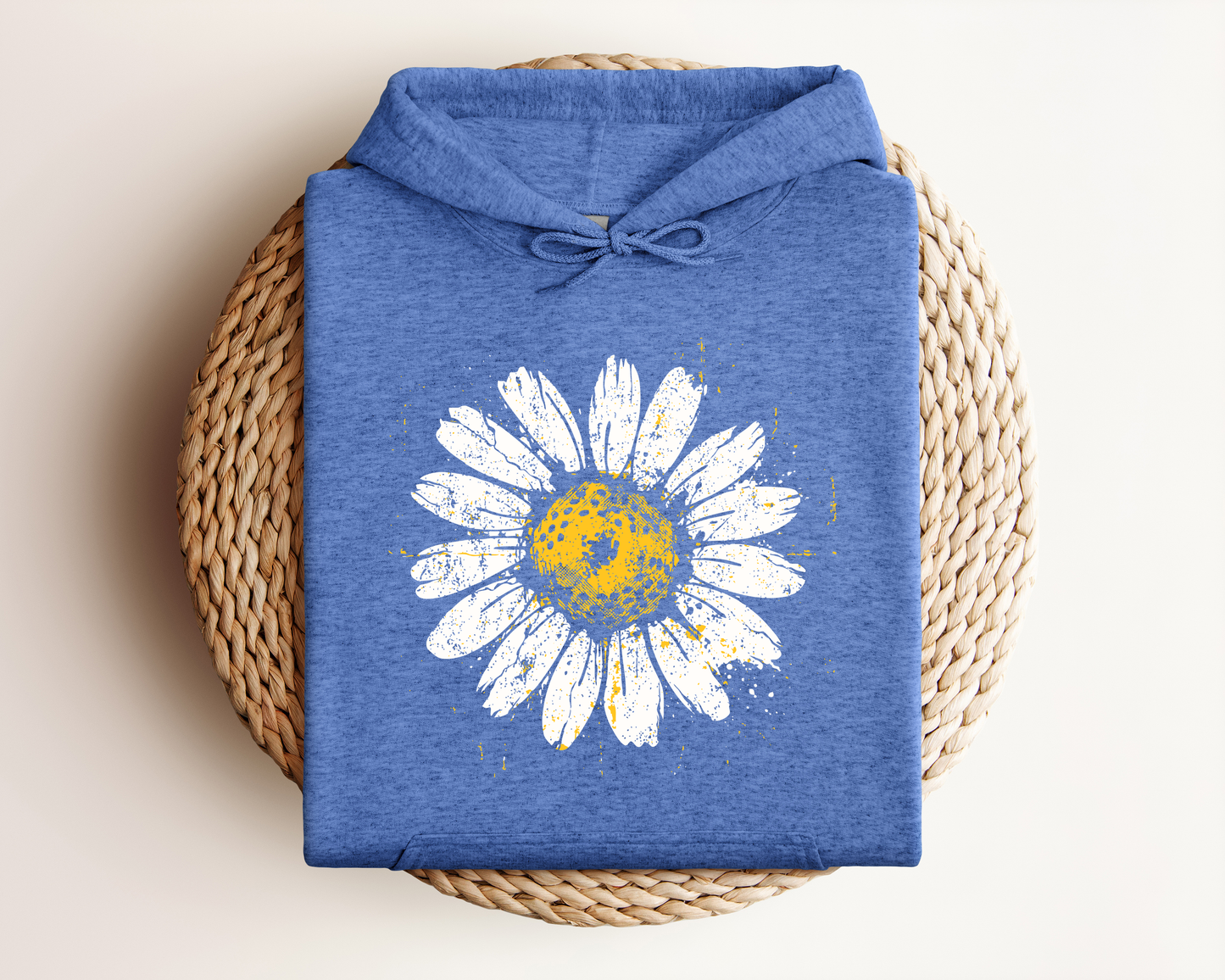 DISTRESSED DAISY HOODIE