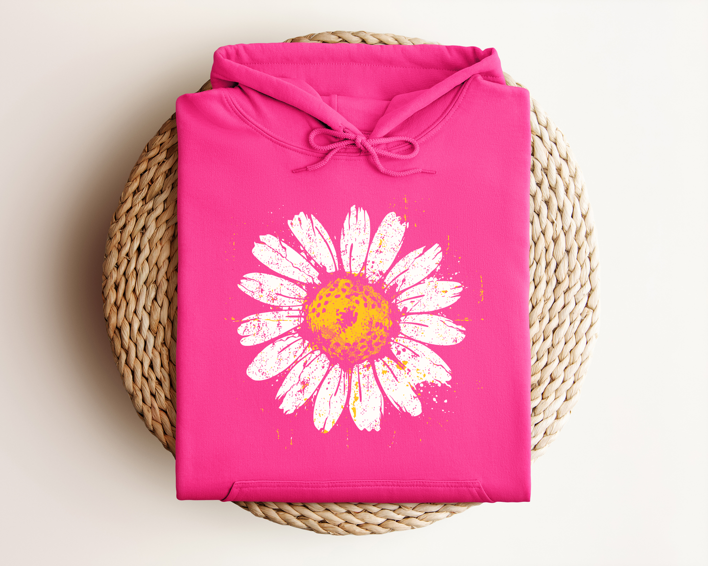 DISTRESSED DAISY HOODIE