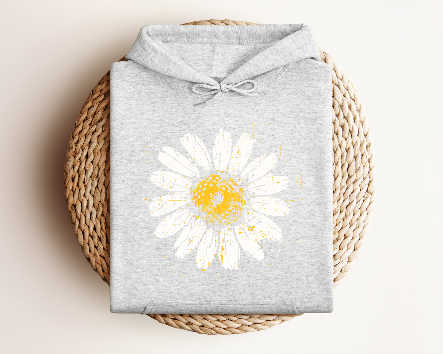 DISTRESSED DAISY HOODIE