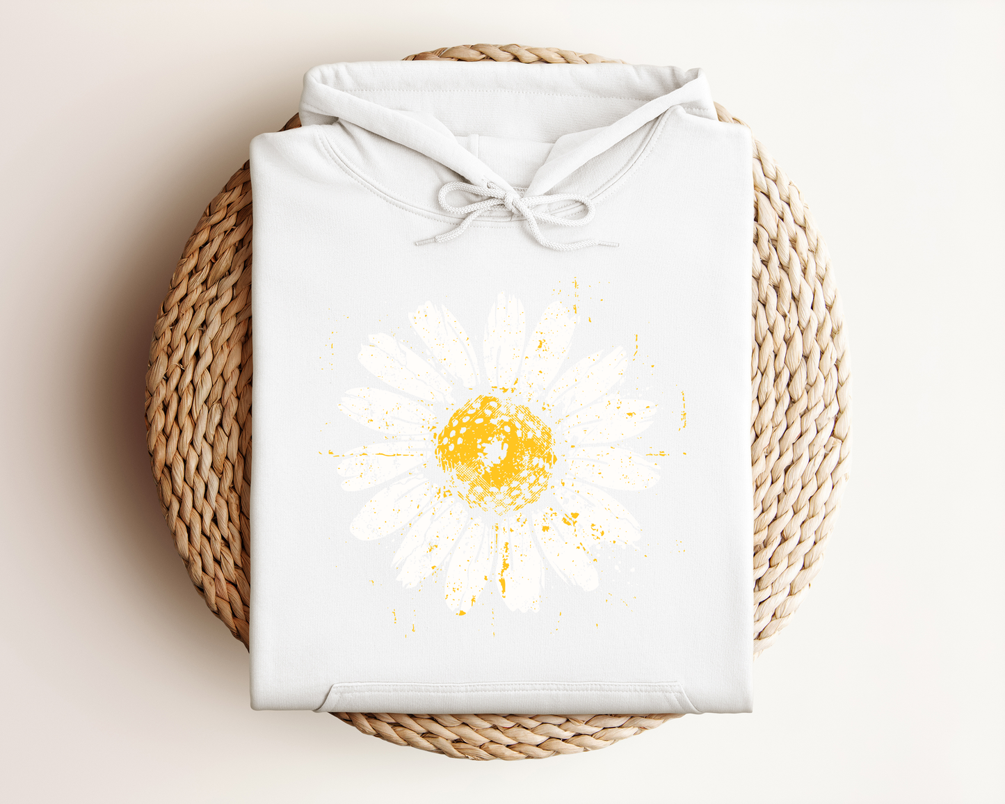 DISTRESSED DAISY HOODIE