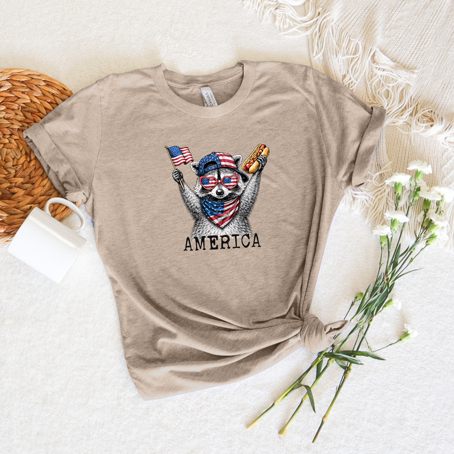 *NEW* 4TH OF JULY RACCOON SHIRT