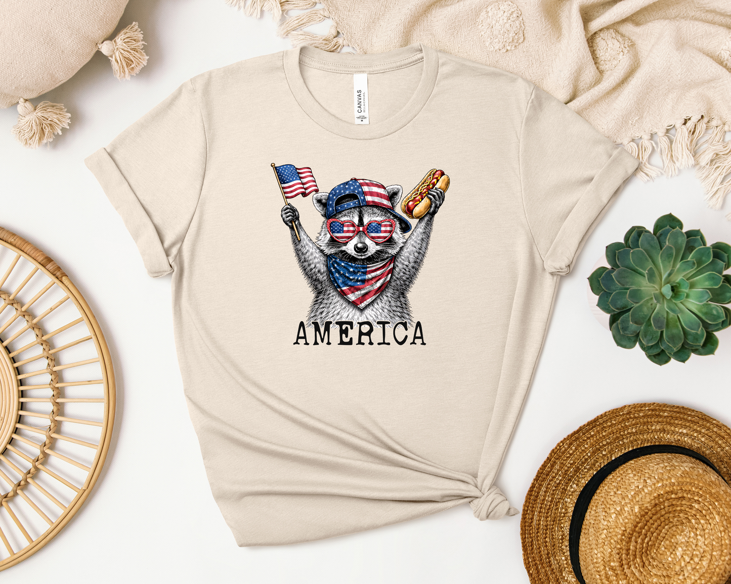 *NEW* 4TH OF JULY RACCOON SHIRT