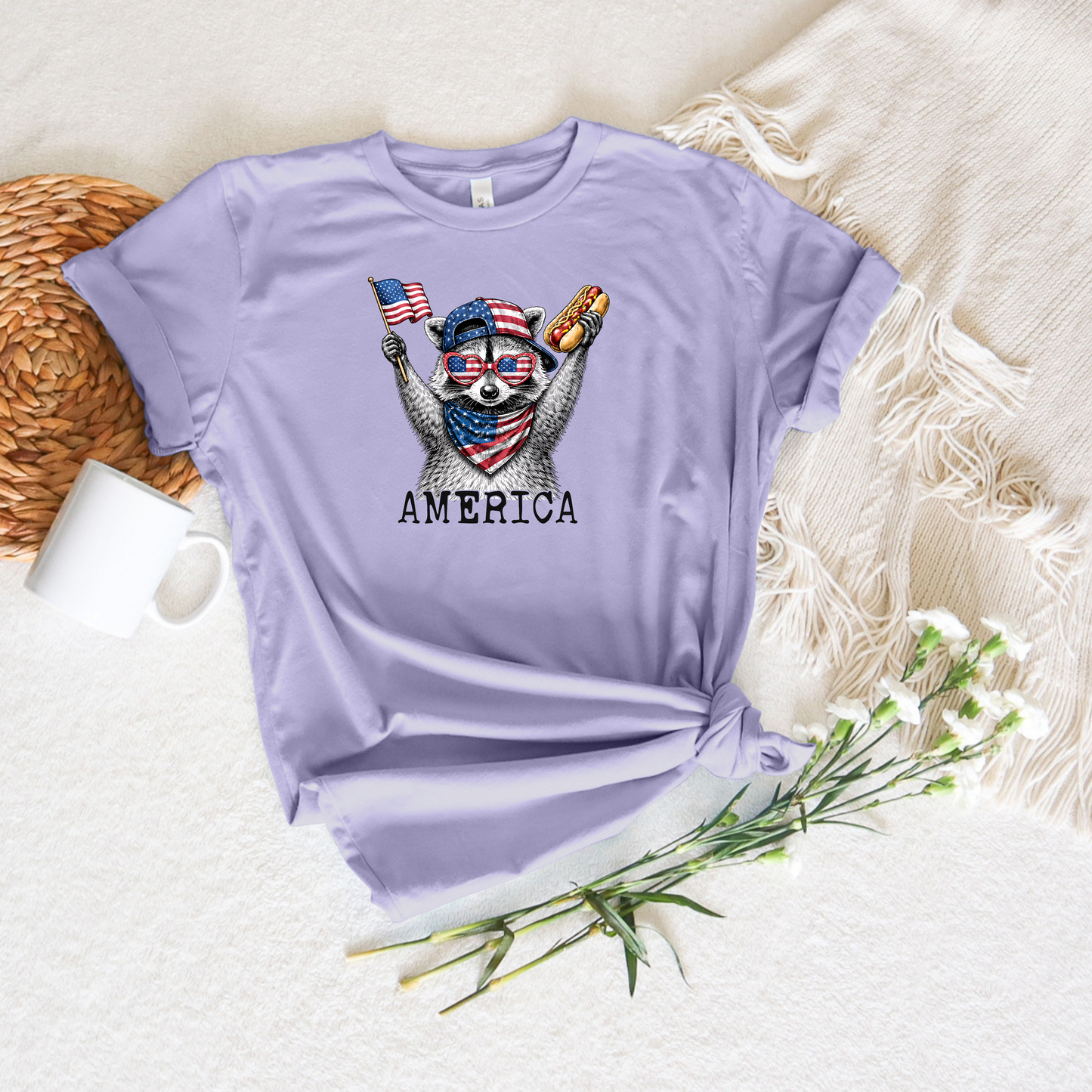*NEW* 4TH OF JULY RACCOON SHIRT