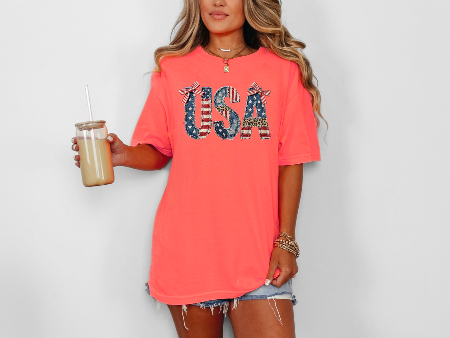 *NEW* USA PATCHWORK CC SHIRT