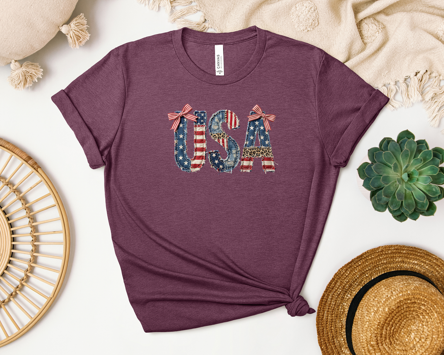*NEW* USA PATCHWORK SHIRT