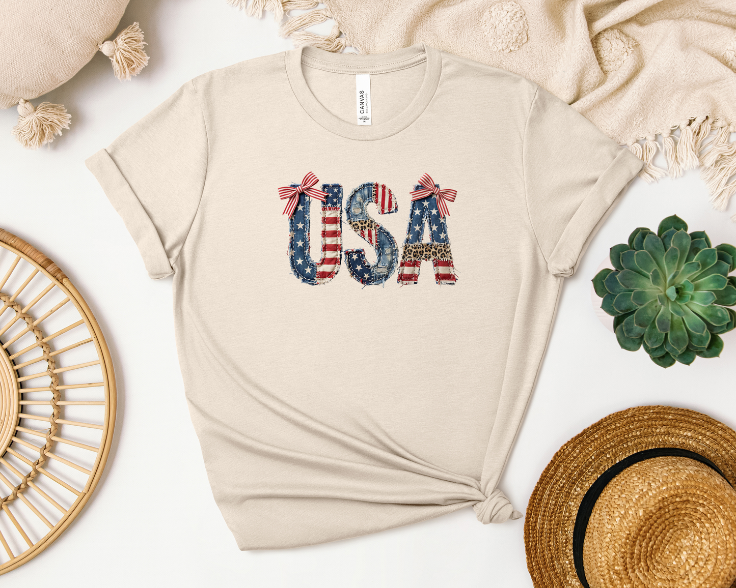 *NEW* USA PATCHWORK SHIRT