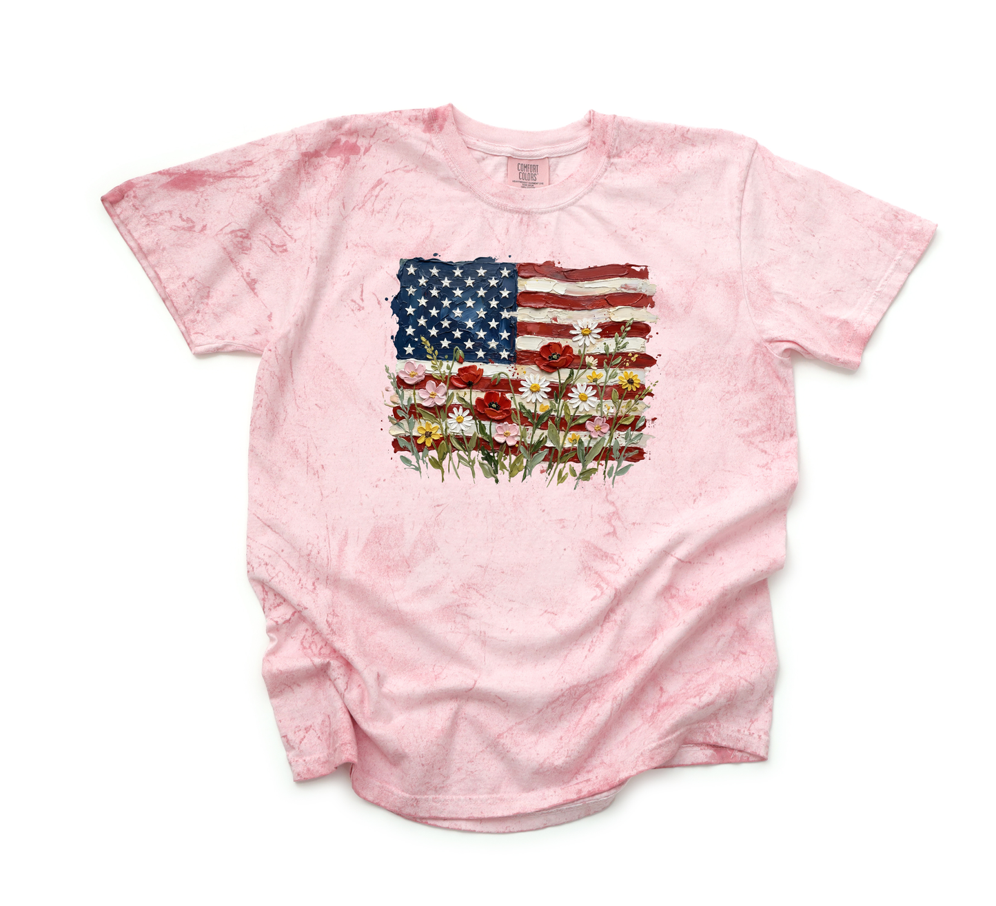 *NEW* AMERICAN FLAG FLORAL CC SHIRT