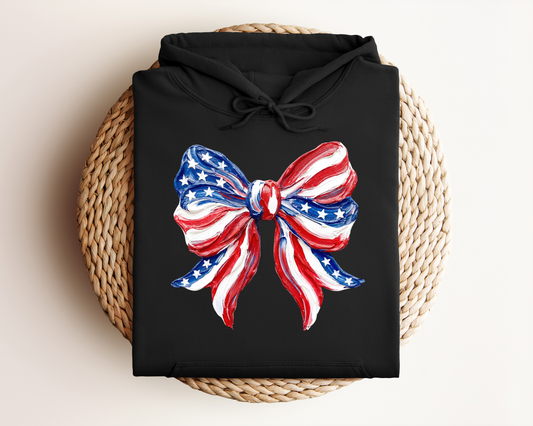 PATRIOTIC BOW HOODIE