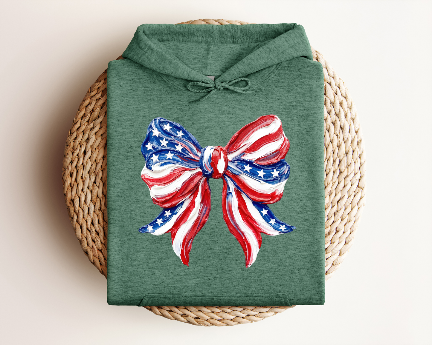 PATRIOTIC BOW HOODIE