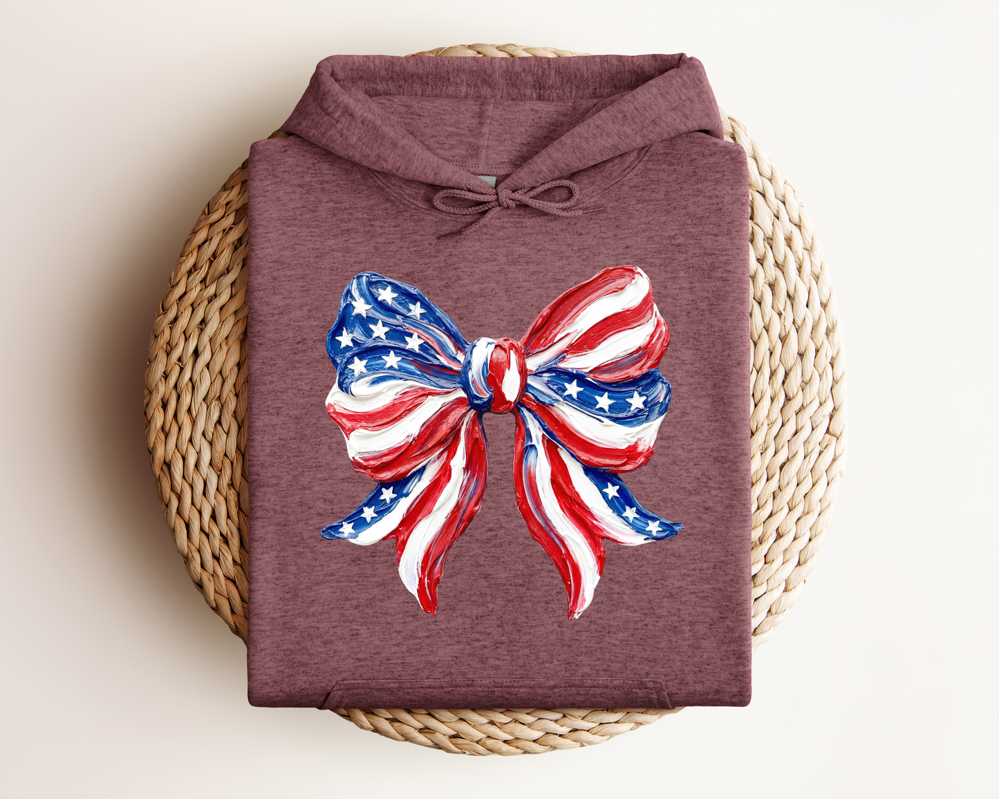 PATRIOTIC BOW HOODIE