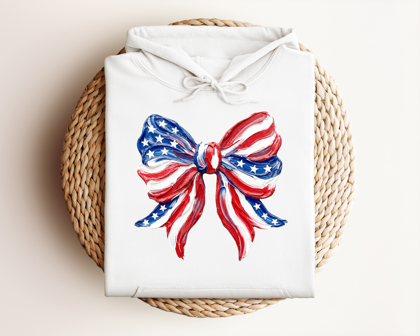 PATRIOTIC BOW HOODIE