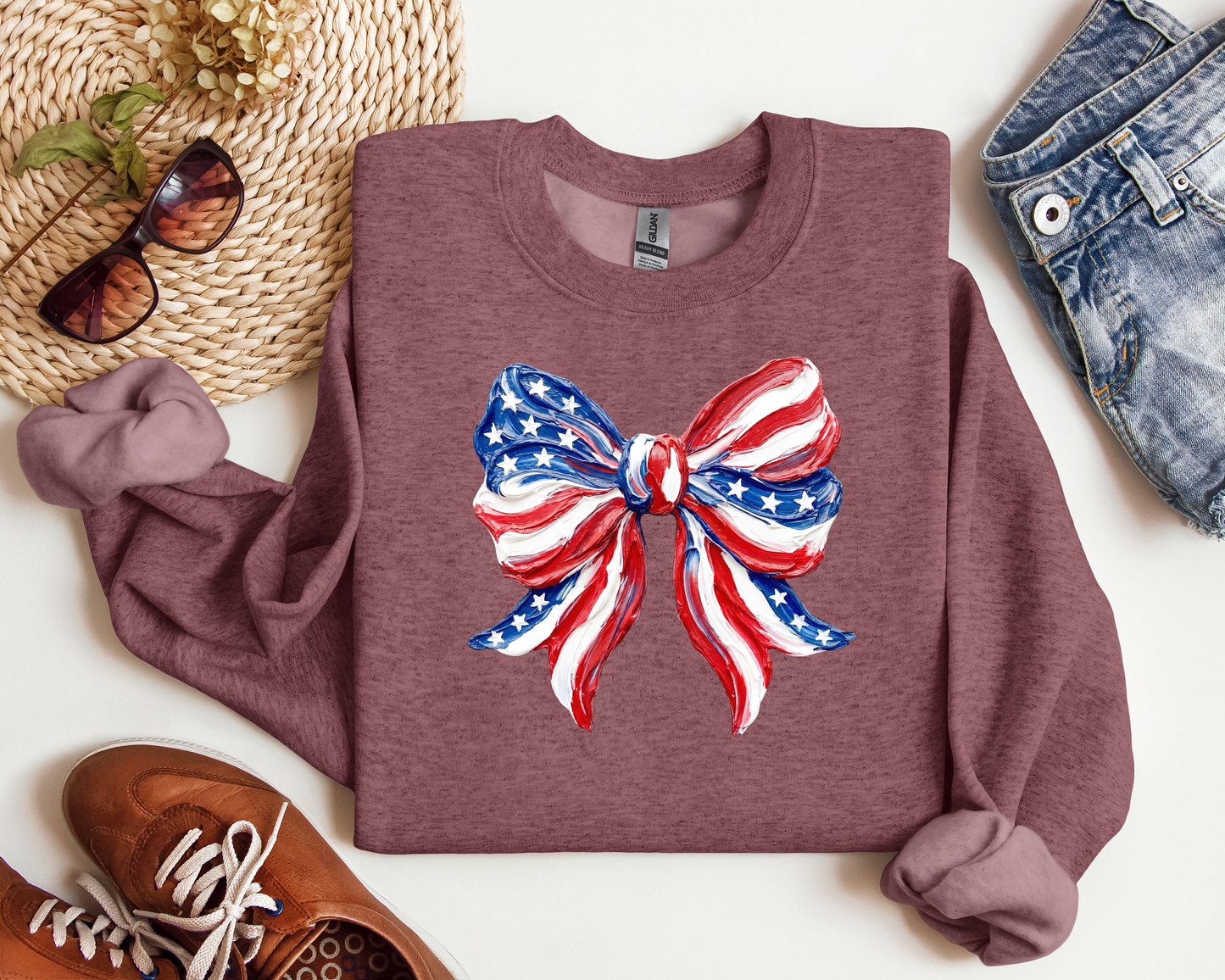 PATRIOTIC BOW CREW