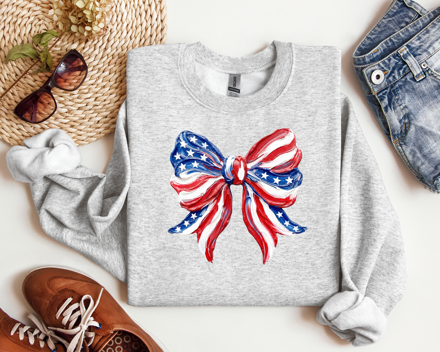 PATRIOTIC BOW CREW