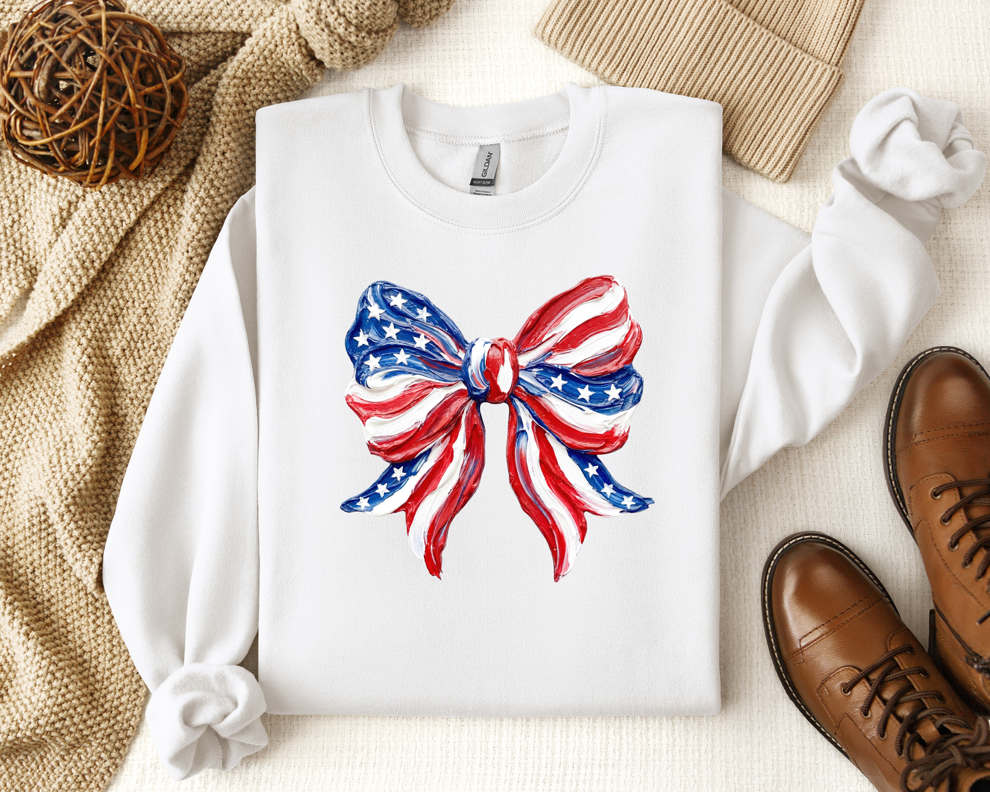 PATRIOTIC BOW CREW