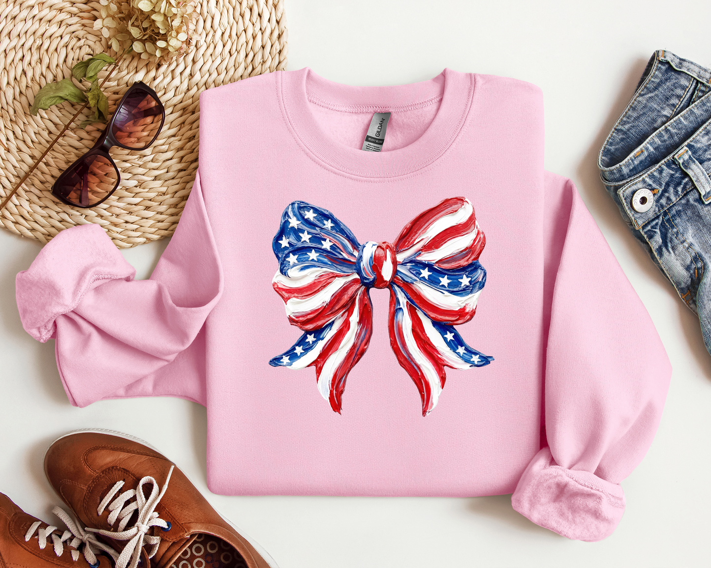 PATRIOTIC BOW CREW