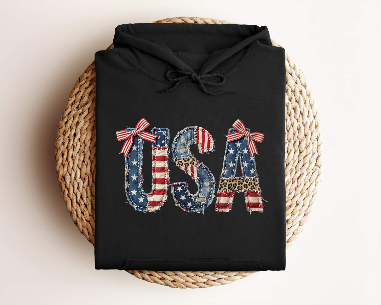 USA PATCHWORK HOODIE