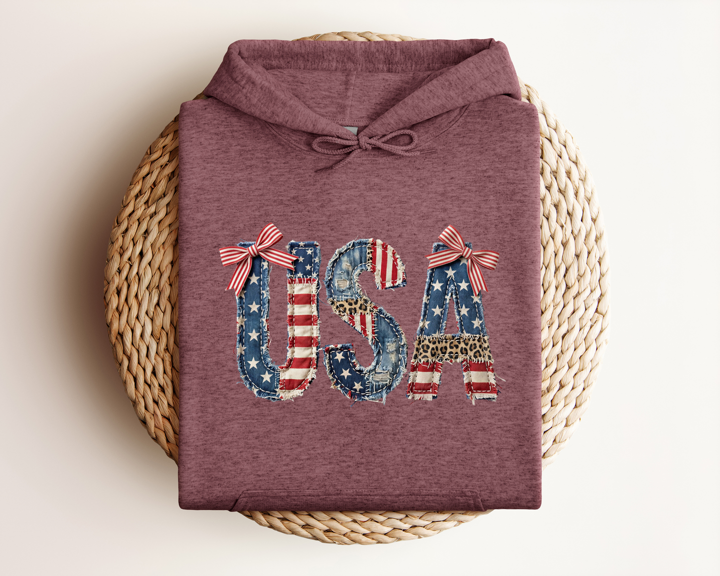 USA PATCHWORK HOODIE