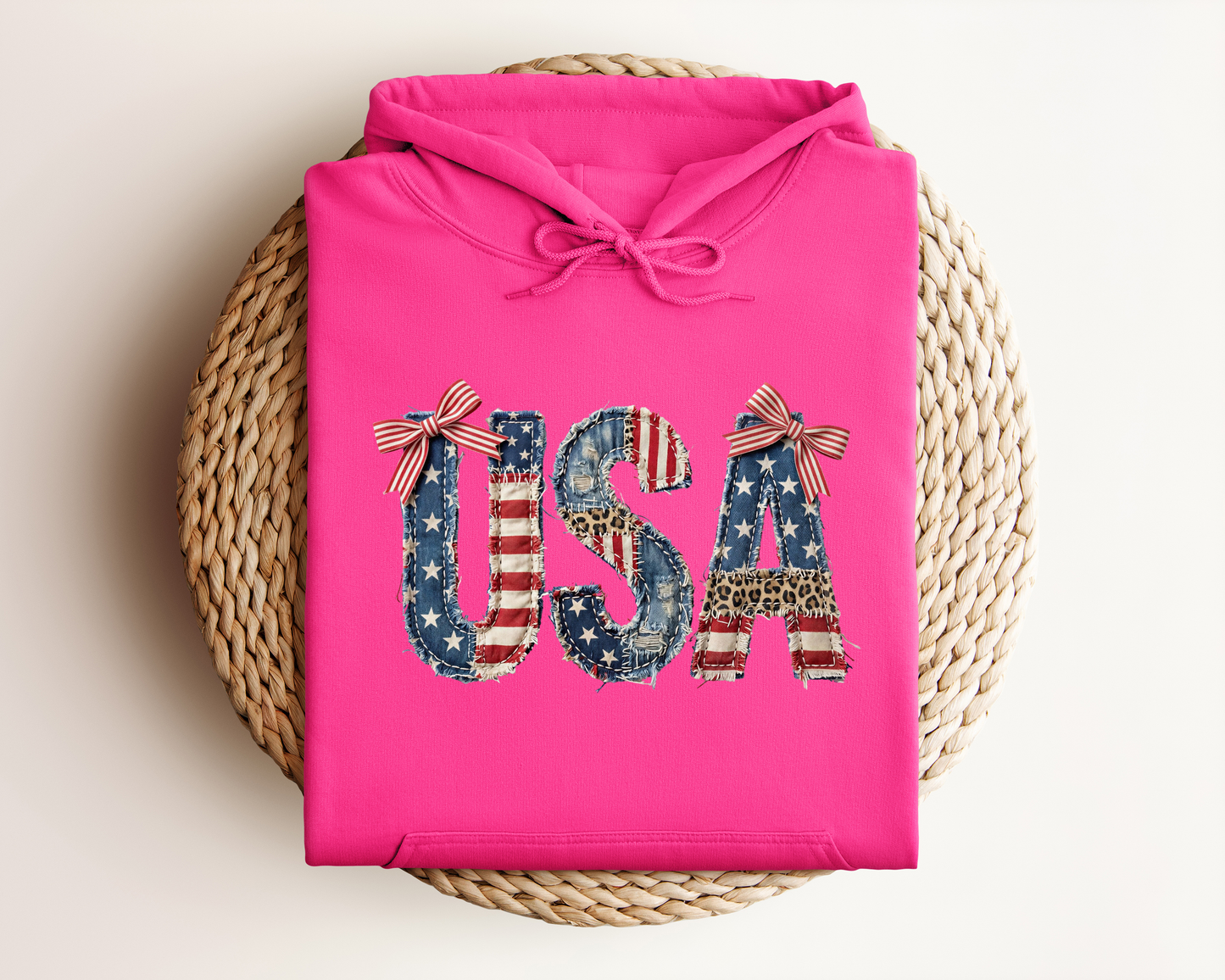 USA PATCHWORK HOODIE