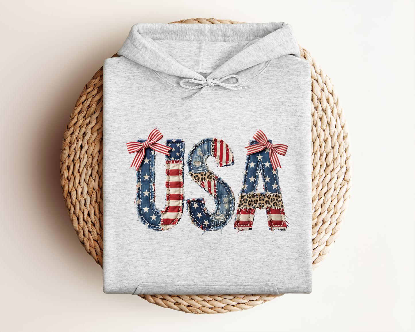 USA PATCHWORK HOODIE