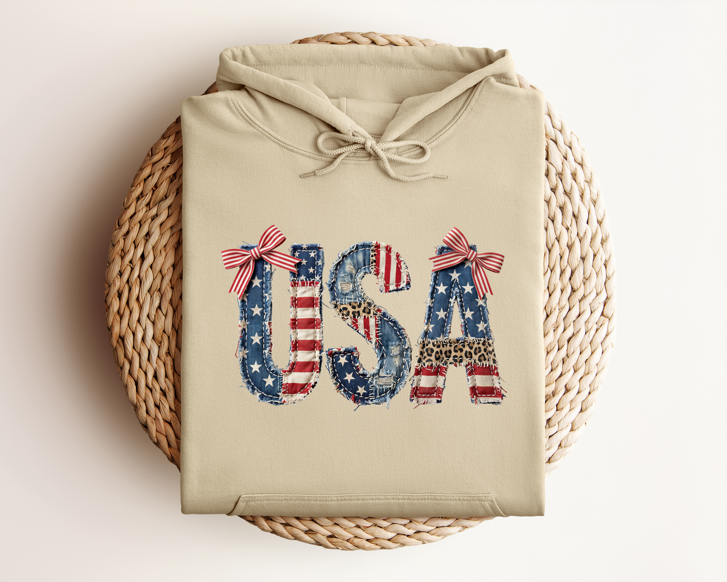 USA PATCHWORK HOODIE