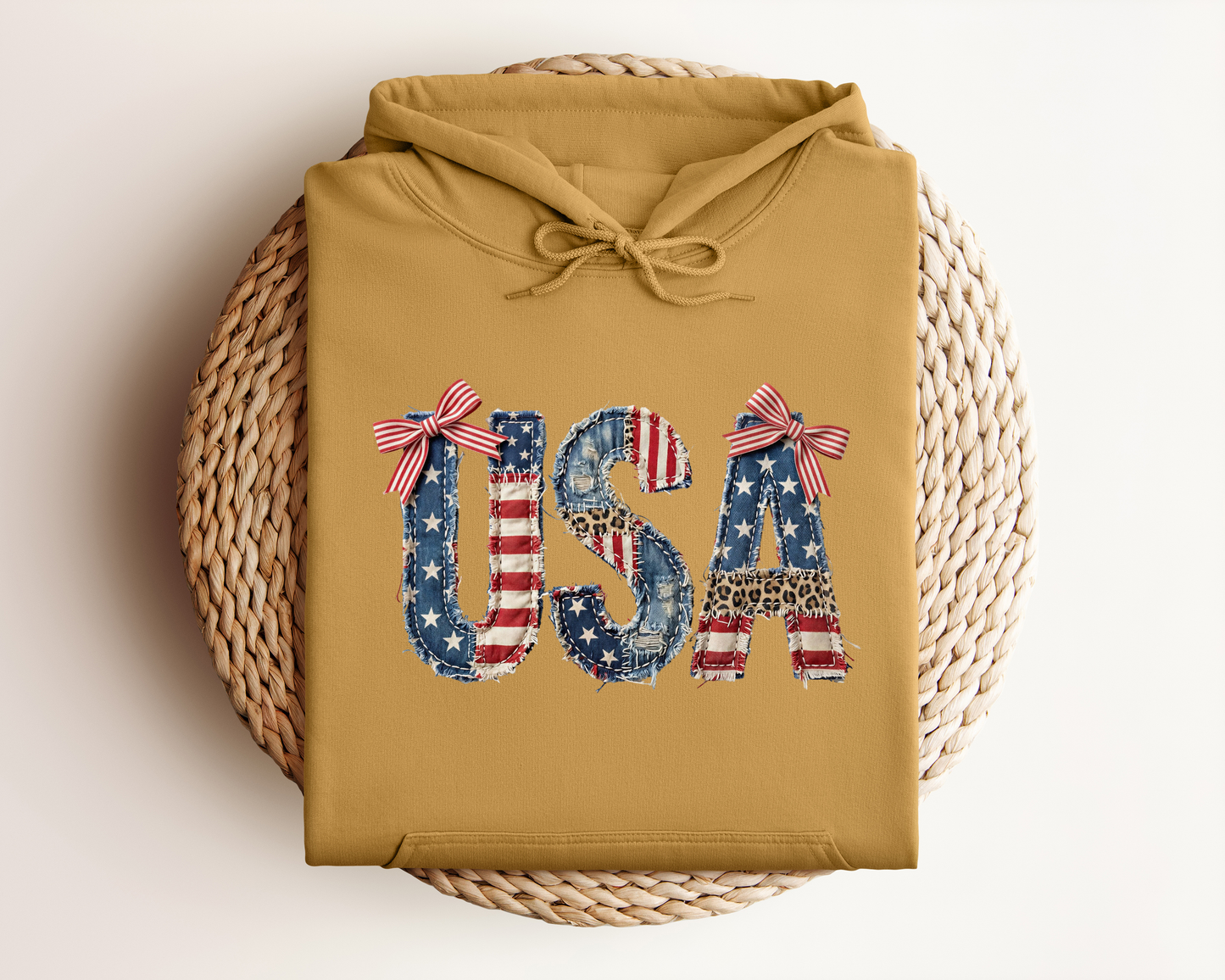 USA PATCHWORK HOODIE