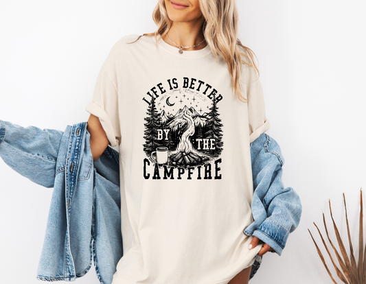 *NEW* LIFE IS BETTER BY THE CAMPFIRE CC SHIRT