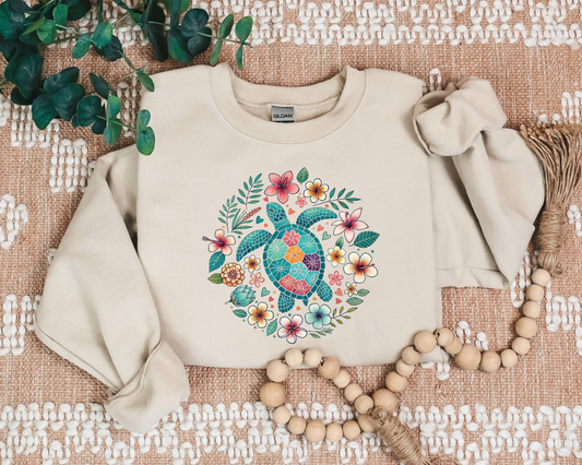FLORAL SEA TURTLE CREW