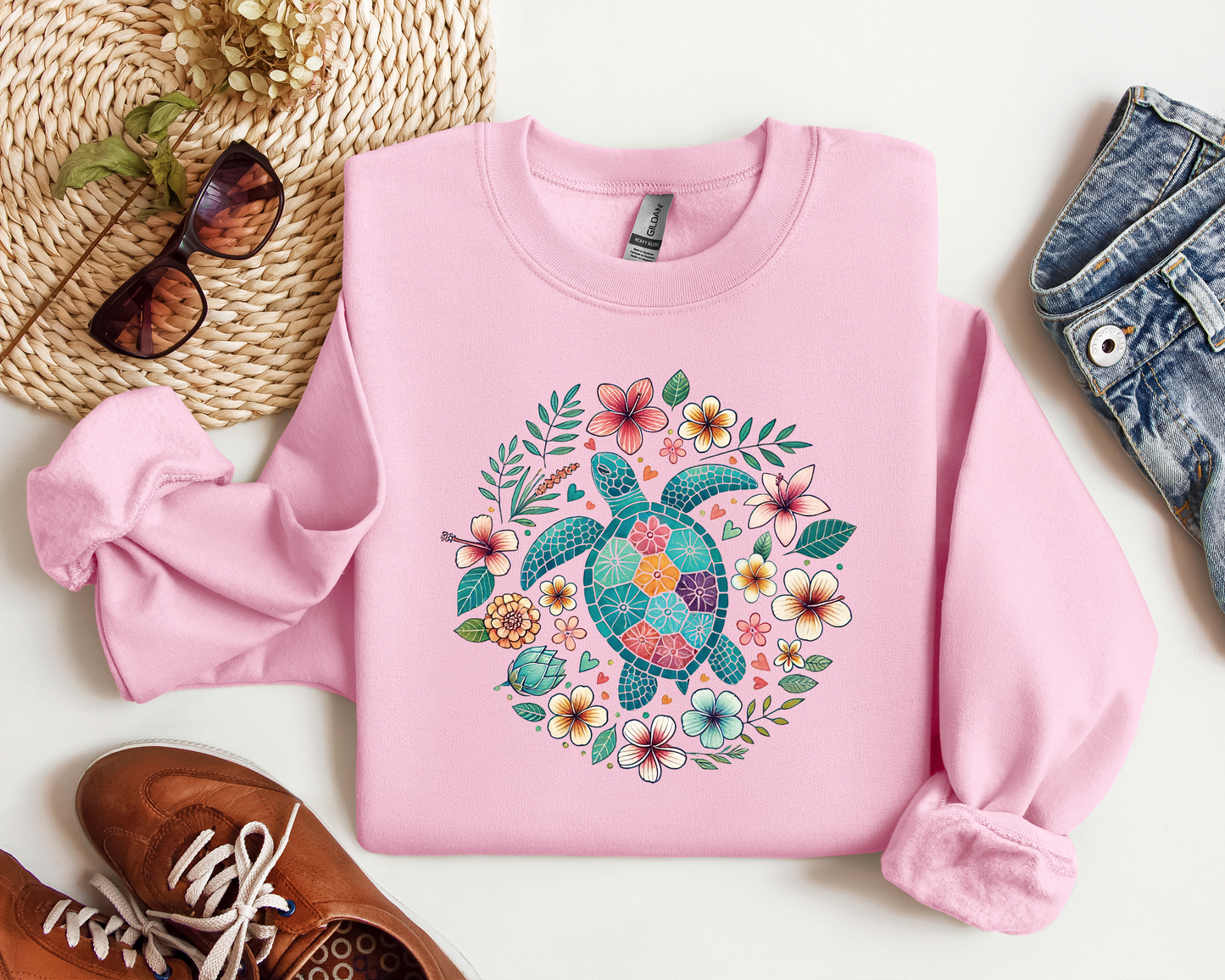 FLORAL SEA TURTLE CREW