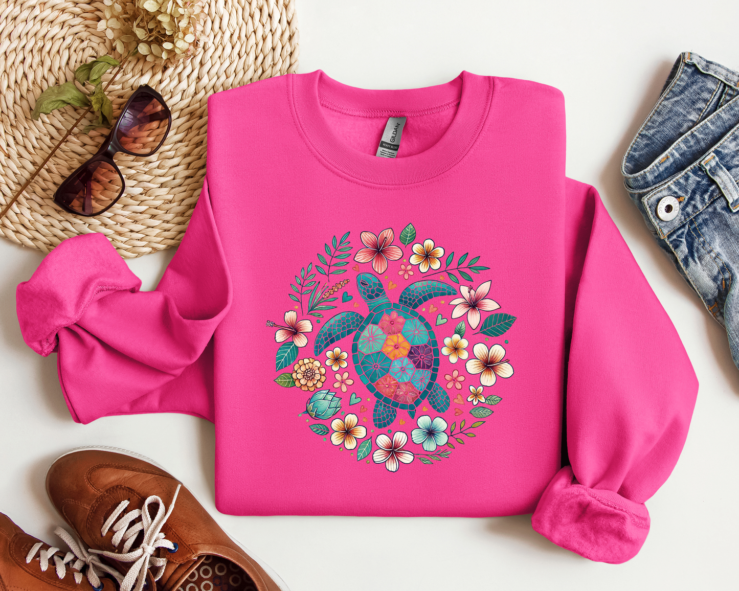 FLORAL SEA TURTLE CREW