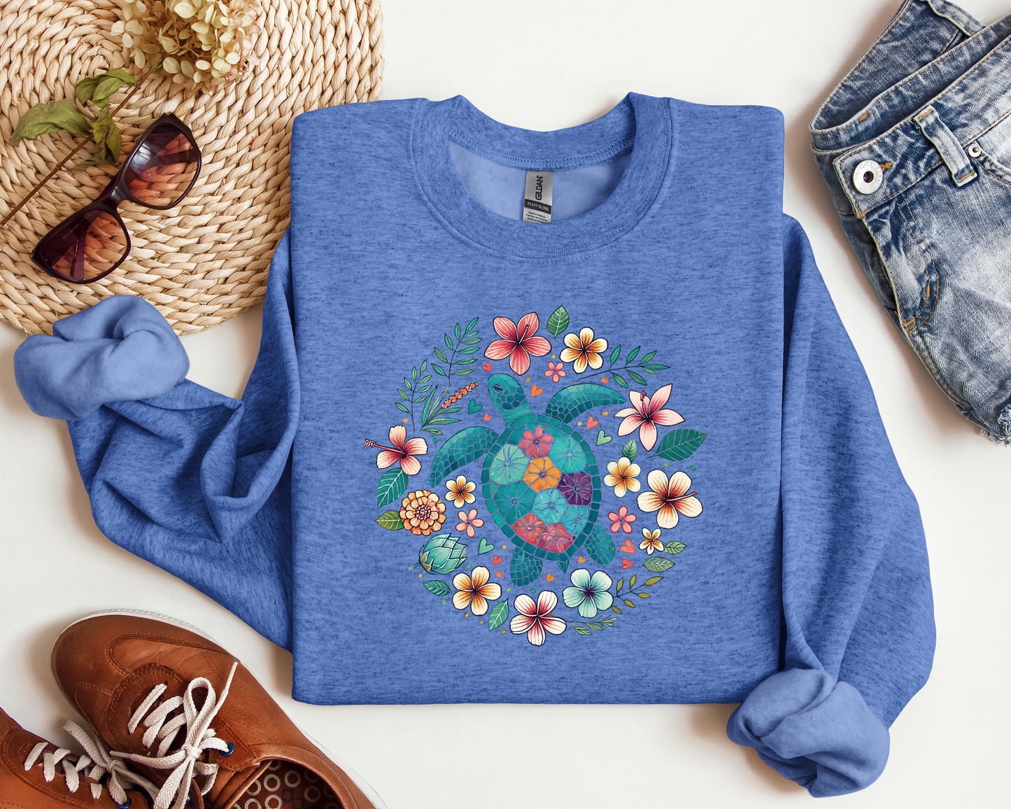 FLORAL SEA TURTLE CREW