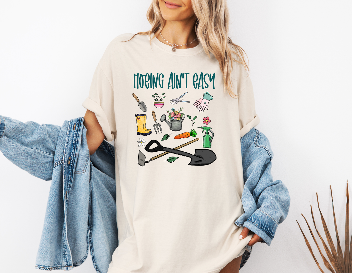 *NEW* HOEING AIN'T EASY CC SHIRT