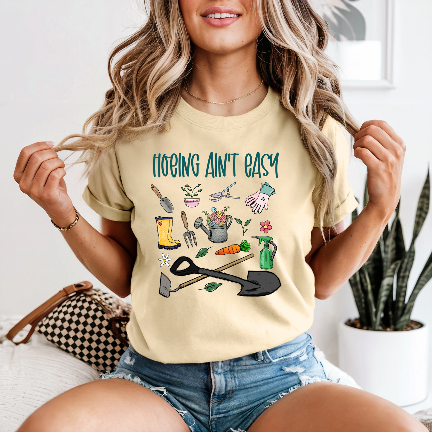 *NEW* HOEING AIN'T EASY CC SHIRT