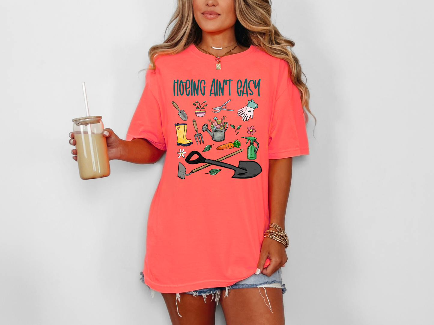 *NEW* HOEING AIN'T EASY CC SHIRT