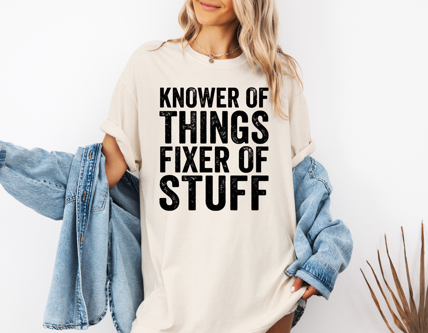 *NEW* KNOWER OF THINGS FIXER OF STUFF CC SHIRT