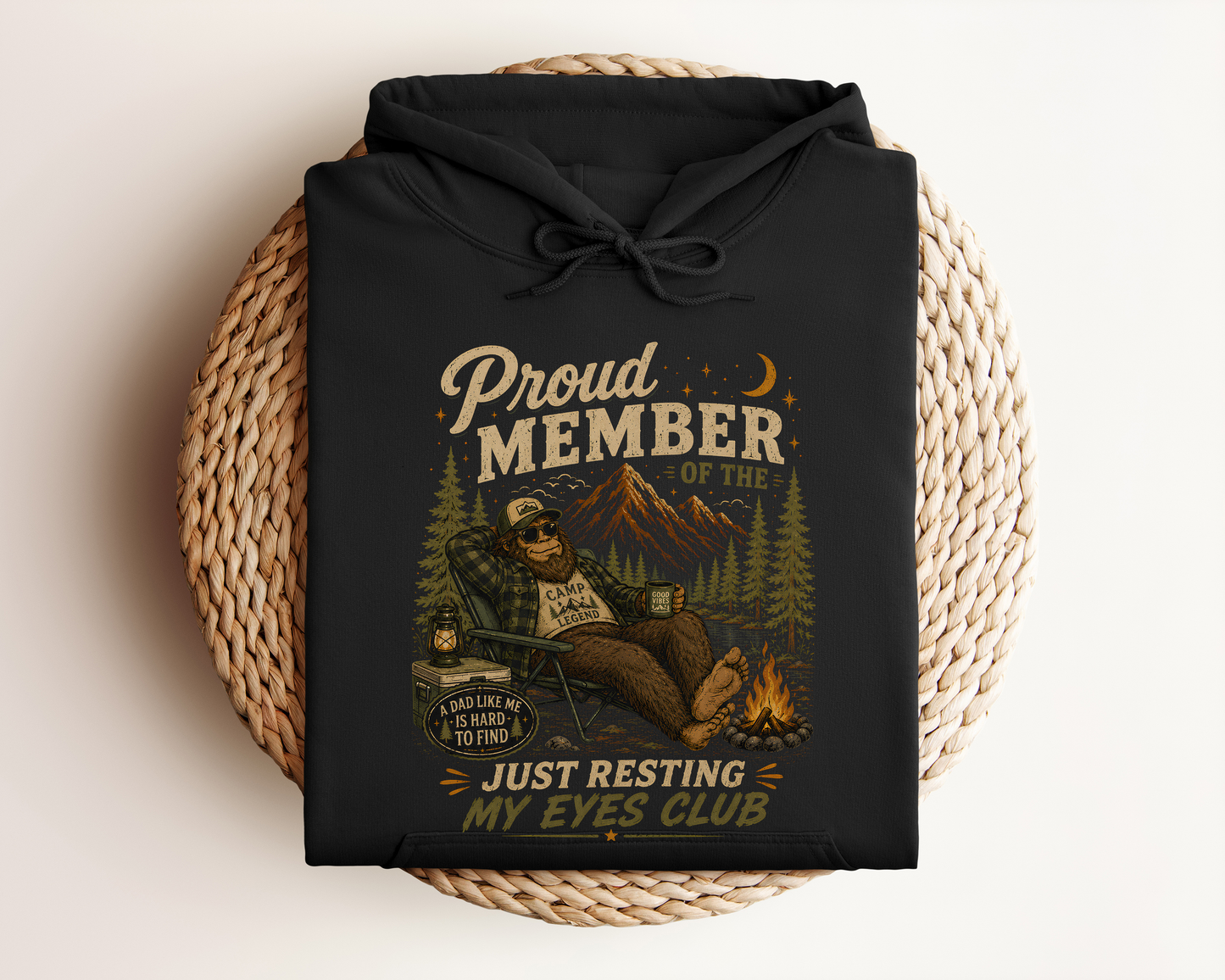 RETRO BIGFOOT DAD HOODIE