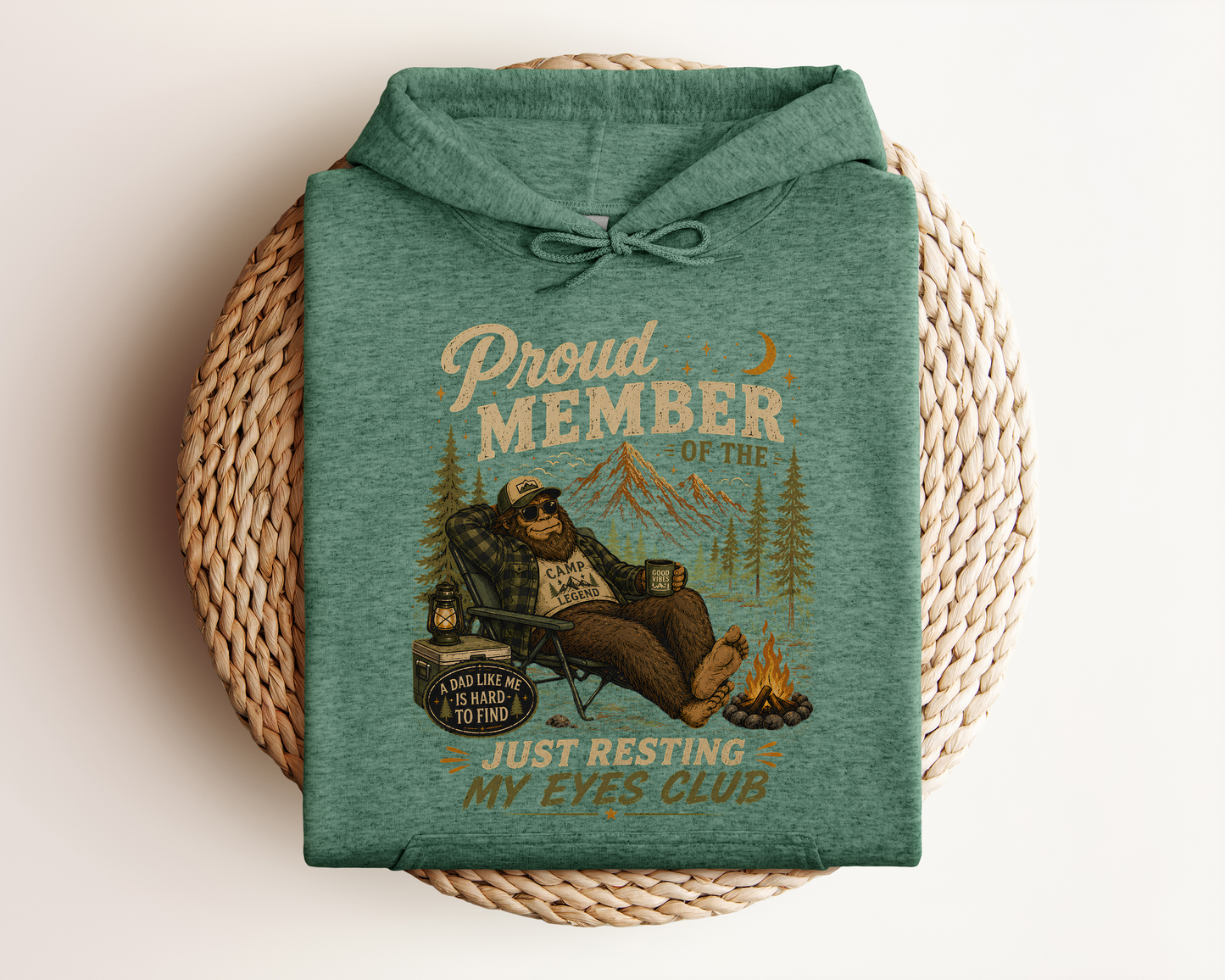 RETRO BIGFOOT DAD HOODIE