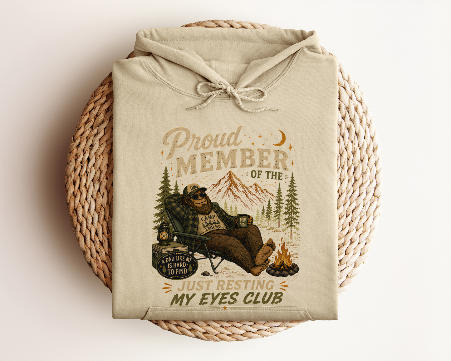 RETRO BIGFOOT DAD HOODIE