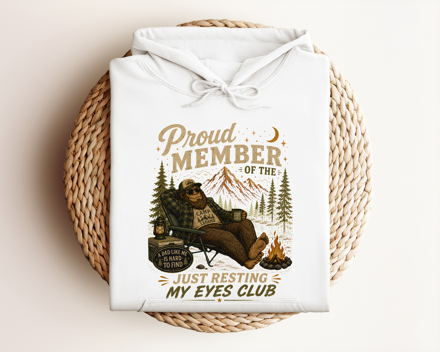 RETRO BIGFOOT DAD HOODIE