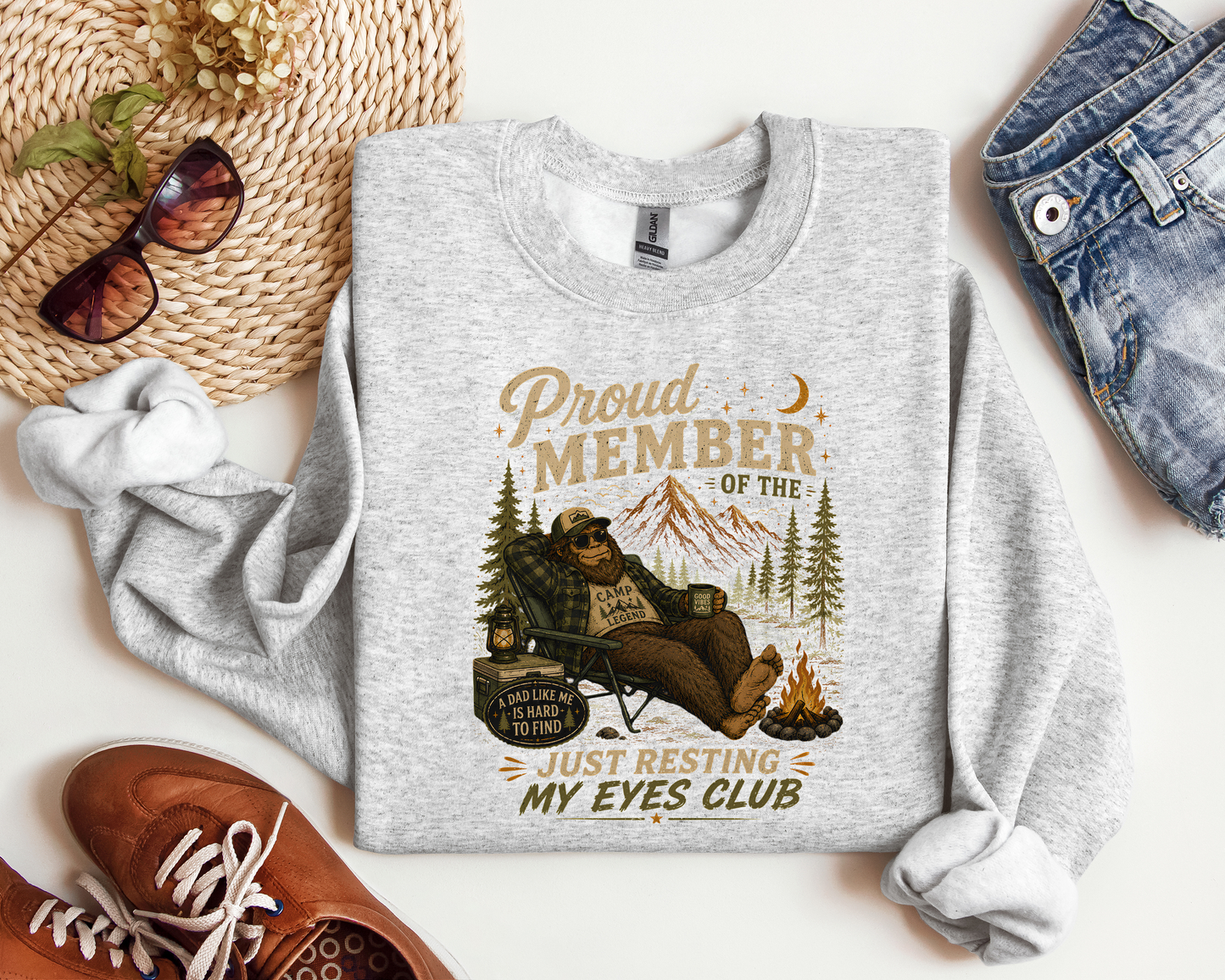 RETRO BIGFOOT DAD CREW