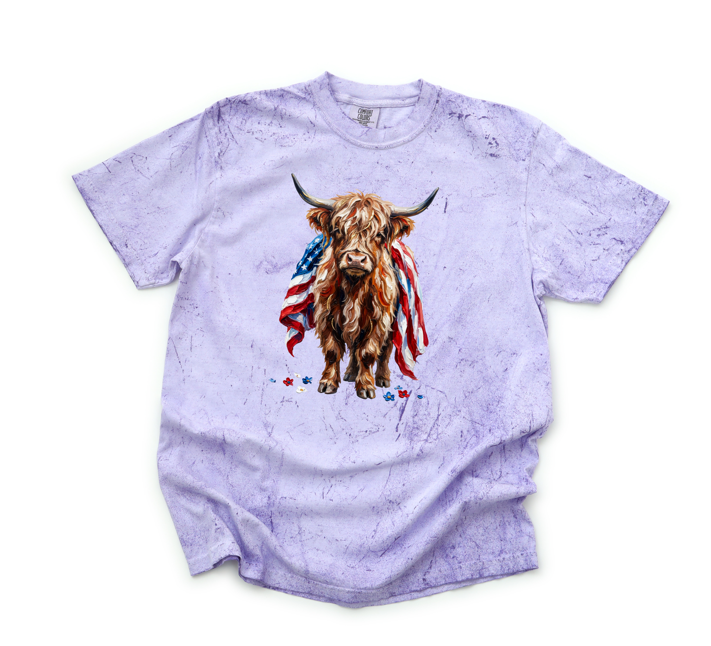 *NEW* PATRIOTIC HIGHLAND COW CC SHIRT
