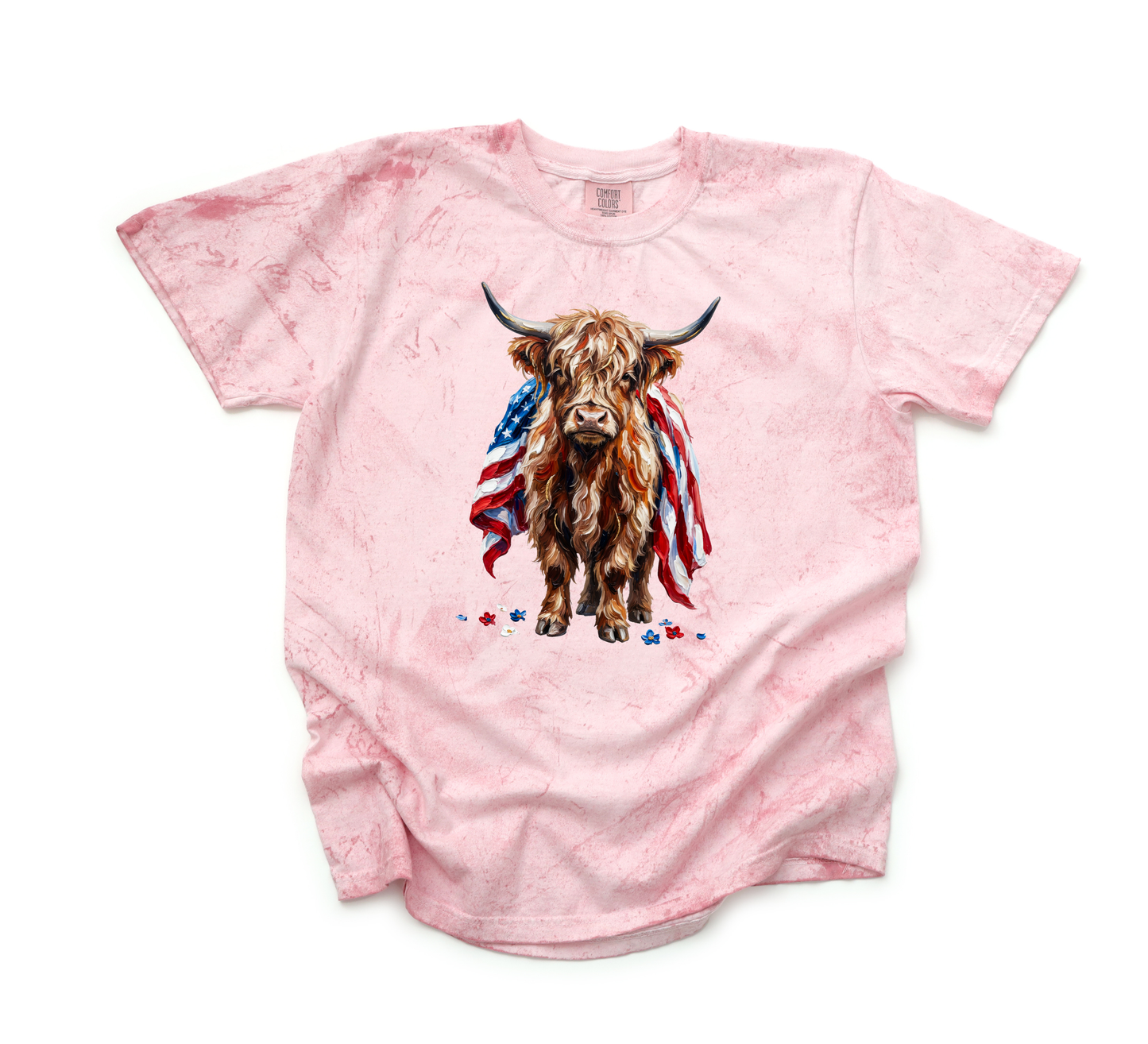 *NEW* PATRIOTIC HIGHLAND COW CC SHIRT