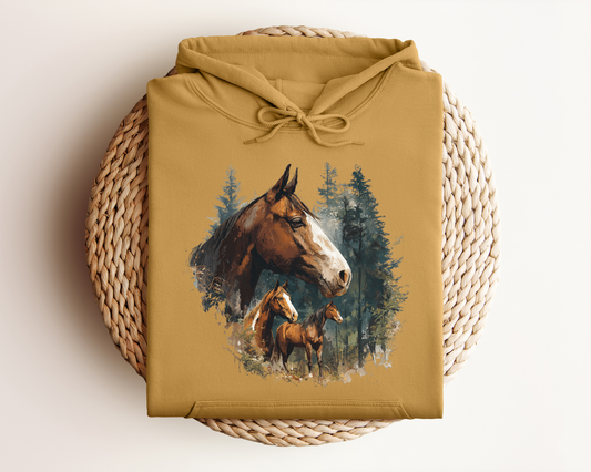 WESTERN HORSE HOODIE